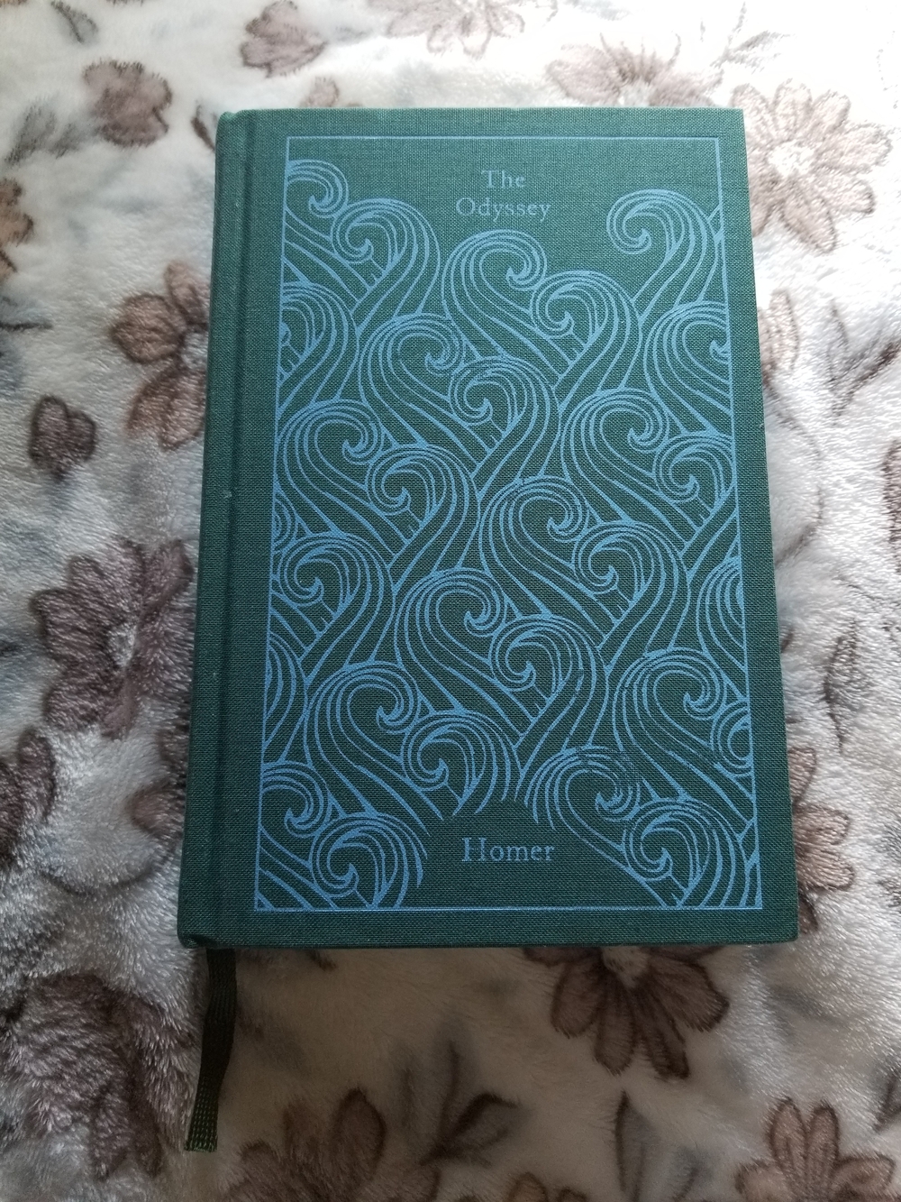 Classic Green Clothbound Edition of The Odyssey by Homer Hardcover Book